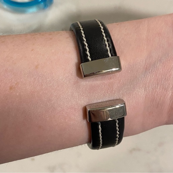 Geneva Platinum - Sterling Silver and Black Watch, like new! - Picture 8 of 8